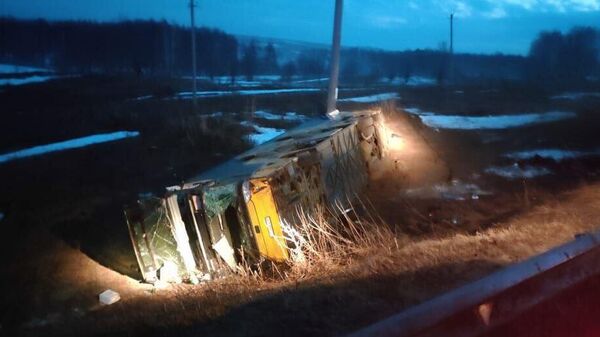 Автобус с гражданами Узбекистана попал в аварию в Самарской области