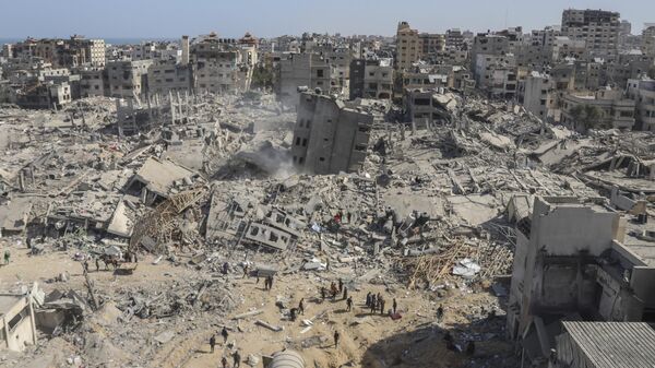 Последствия израильских ударов по сектору Газа. Архивное фото