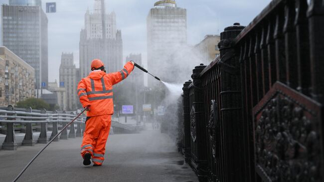 Промывка Бородинского моста