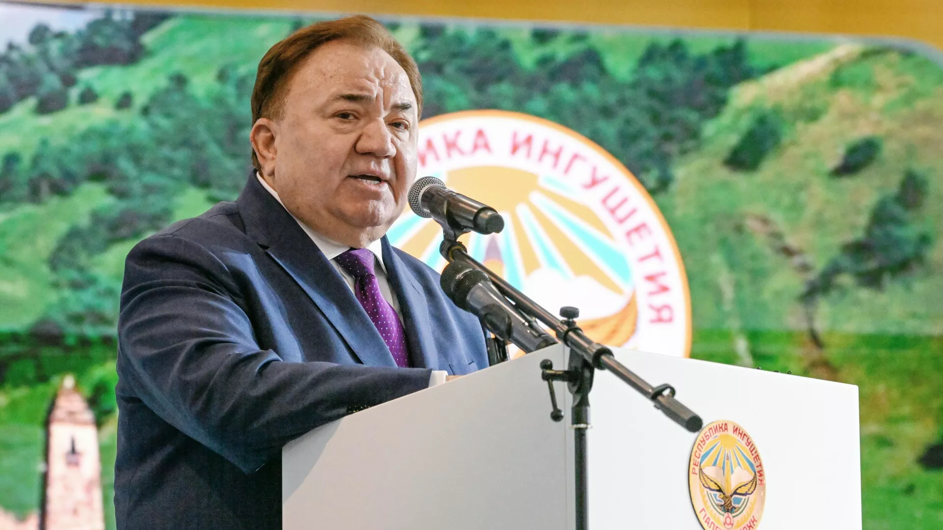 Глава Республики Ингушетия Махмуд-Али Калиматов Глава Республики Ингушетия Махмуд-Али Калиматов - РИА Новости, 1920, 11.04.2024