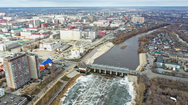 Паводковая ситуация в городе Кургане