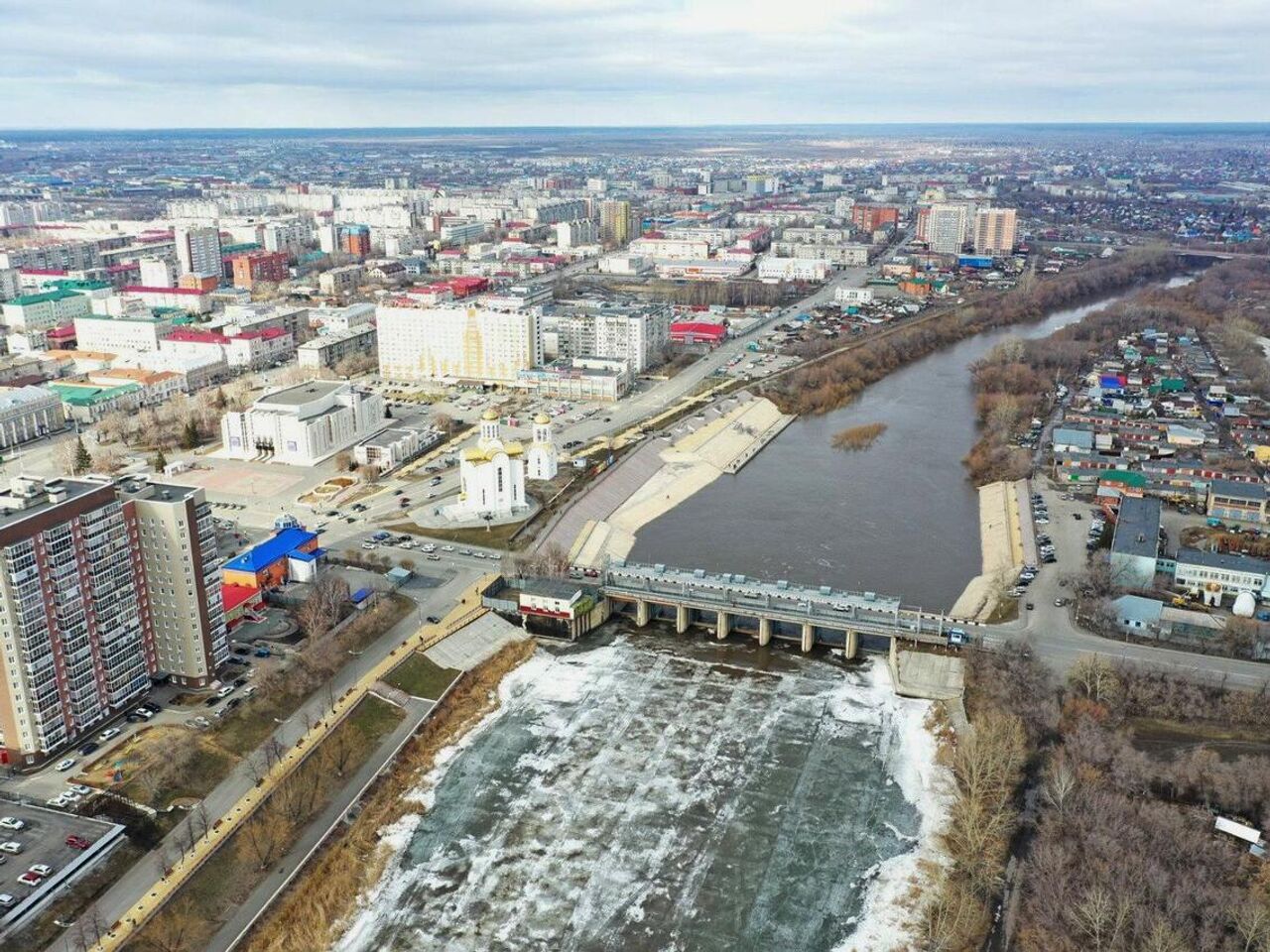 Уровень воды в курганском селе достиг 799 сантиметров - РИА Новости,  09.04.2024