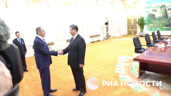 Встреча Лаврова и Си Цзиньпина в Пекине
