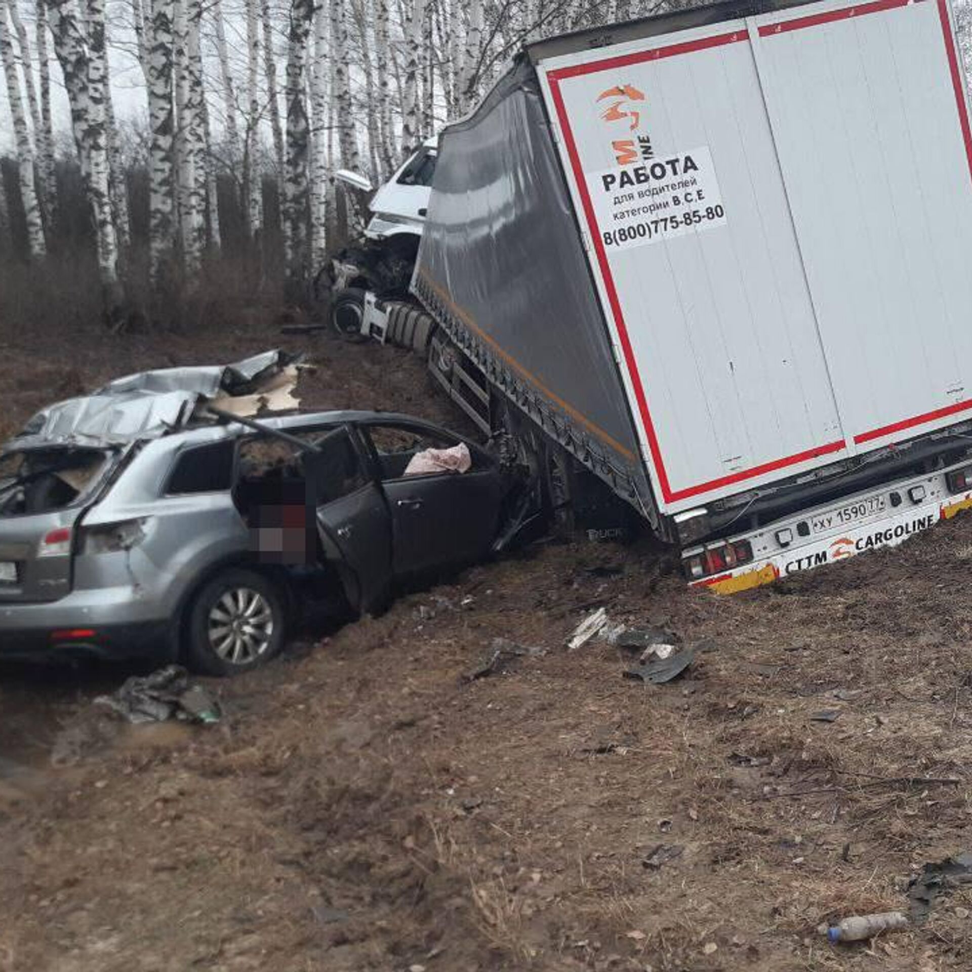 В Крыму завели дело после смертельного ДТП с грузовиком и легковушкой - РИА  Новости, 15.04.2024