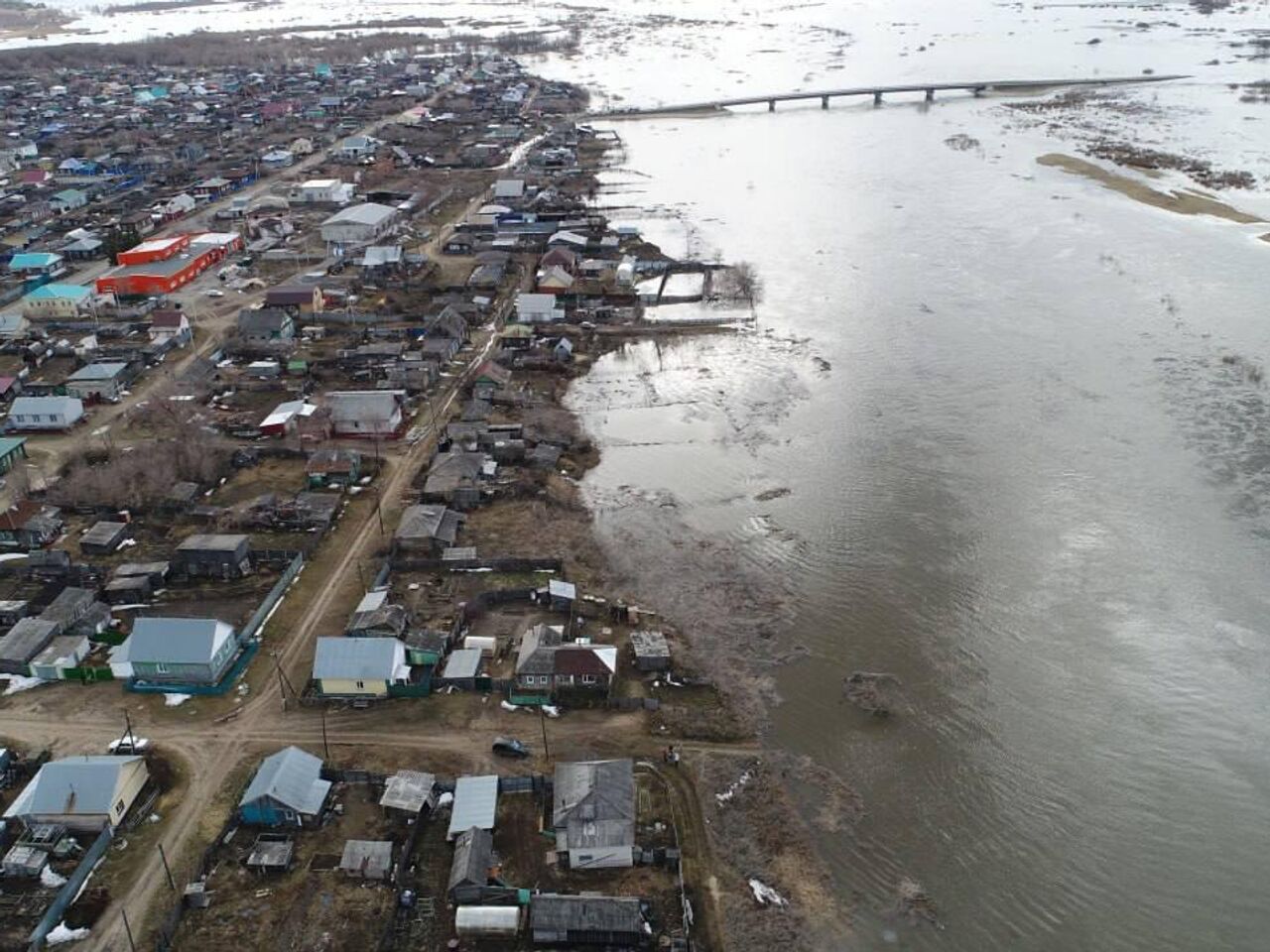 Уровень воды в курганском селе Звериноголовское вырос до десяти метров -  РИА Новости, 11.04.2024