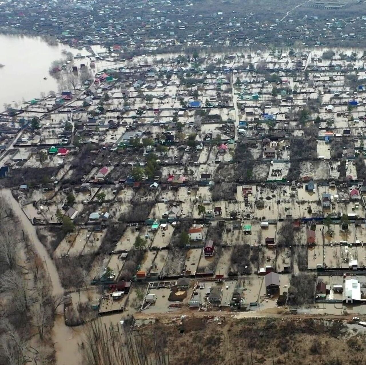 Река Сакмара у села Кушкуль может еще вырасти, сообщили власти - РИА  Новости, 18.04.2024