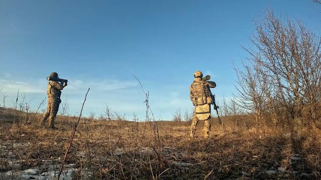 Штурм замаскированного опорного пункта ВСУ