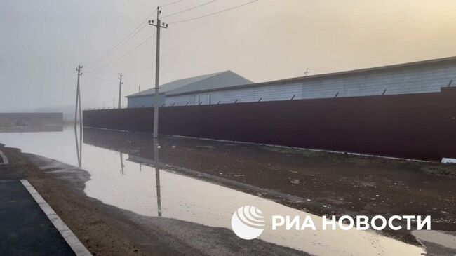 Подтопление микрорайона Заречный в Оренбурге