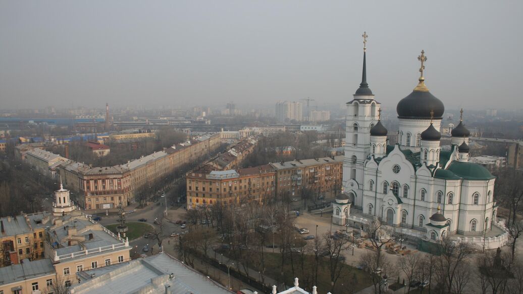 В Воронеже возник пожар в результате падения БПЛА