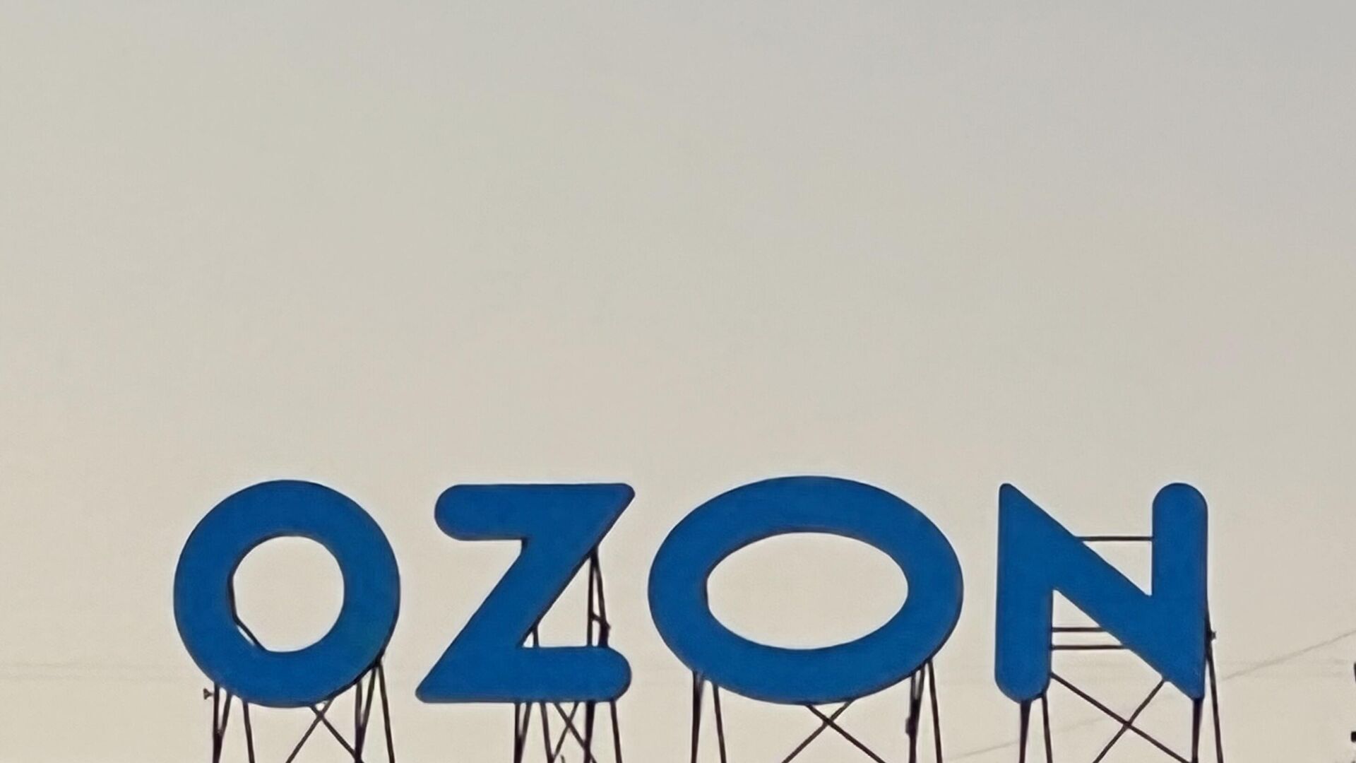 Вывеска Ozon - РИА Новости, 1920, 25.04.2024