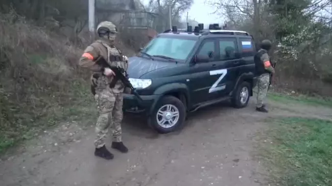 Спецназ заблокировал боевиков на территории садового товарищества Насып городского округа Нальчик. 11 апреля 2024
