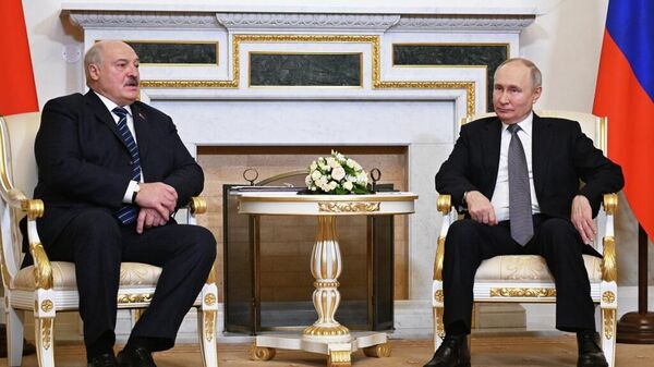 Переговоры Владимира Путина с Александром Лукашенко 