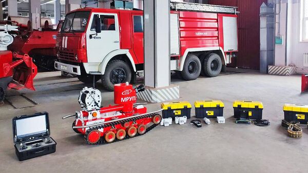 В Москве начали выпускать мобильную роботизированную пожарную установку