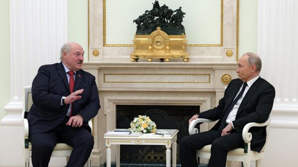 Встреча президентов России и Белоруссии Владимира Путина и Александра Лукашенко