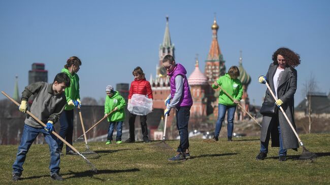 Субботники в Москве 