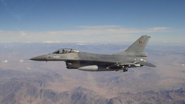 Истребитель F-16 ВВС Бельгии. Архивное фото