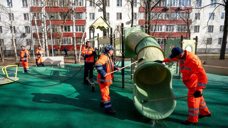 Месячник по благоустройству в Москве