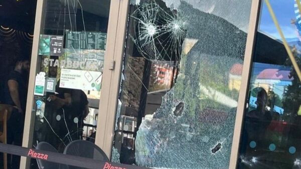 Последствия нападения на кафе Starbucks в турецкой провинции Кахраманмараш