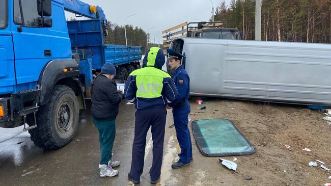 ДТП с маршрутным автобусом в Баргузинском районе в Бурятии