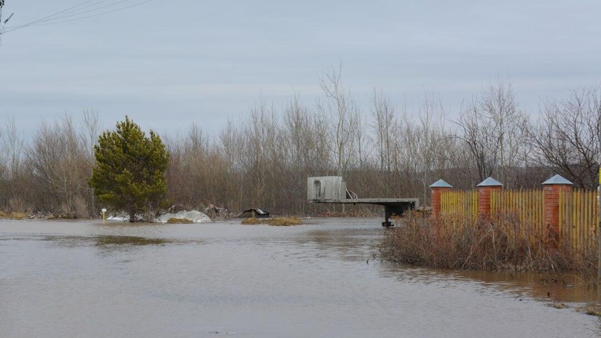 Последствия паводка в Томской области0