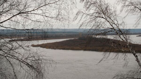 Вид на реку Томь с Синего утеса в Томской области