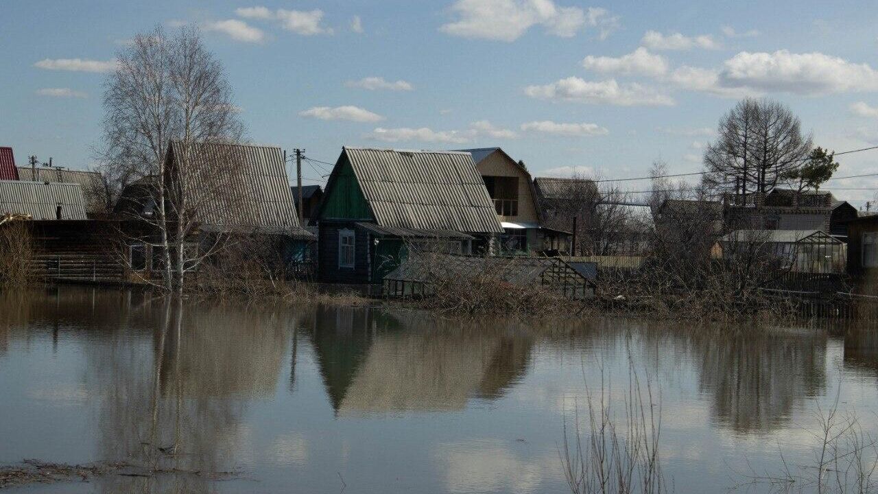 Последствия паводка в Кургане - РИА Новости, 1920, 16.04.2024