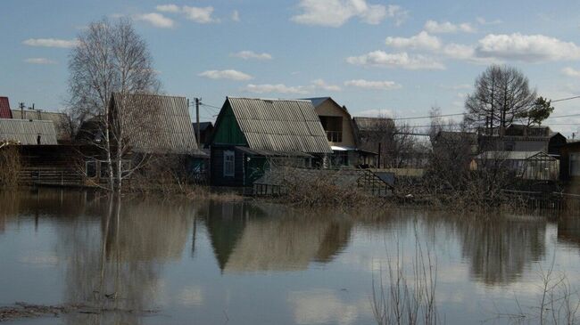 Последствия паводка в Кургане