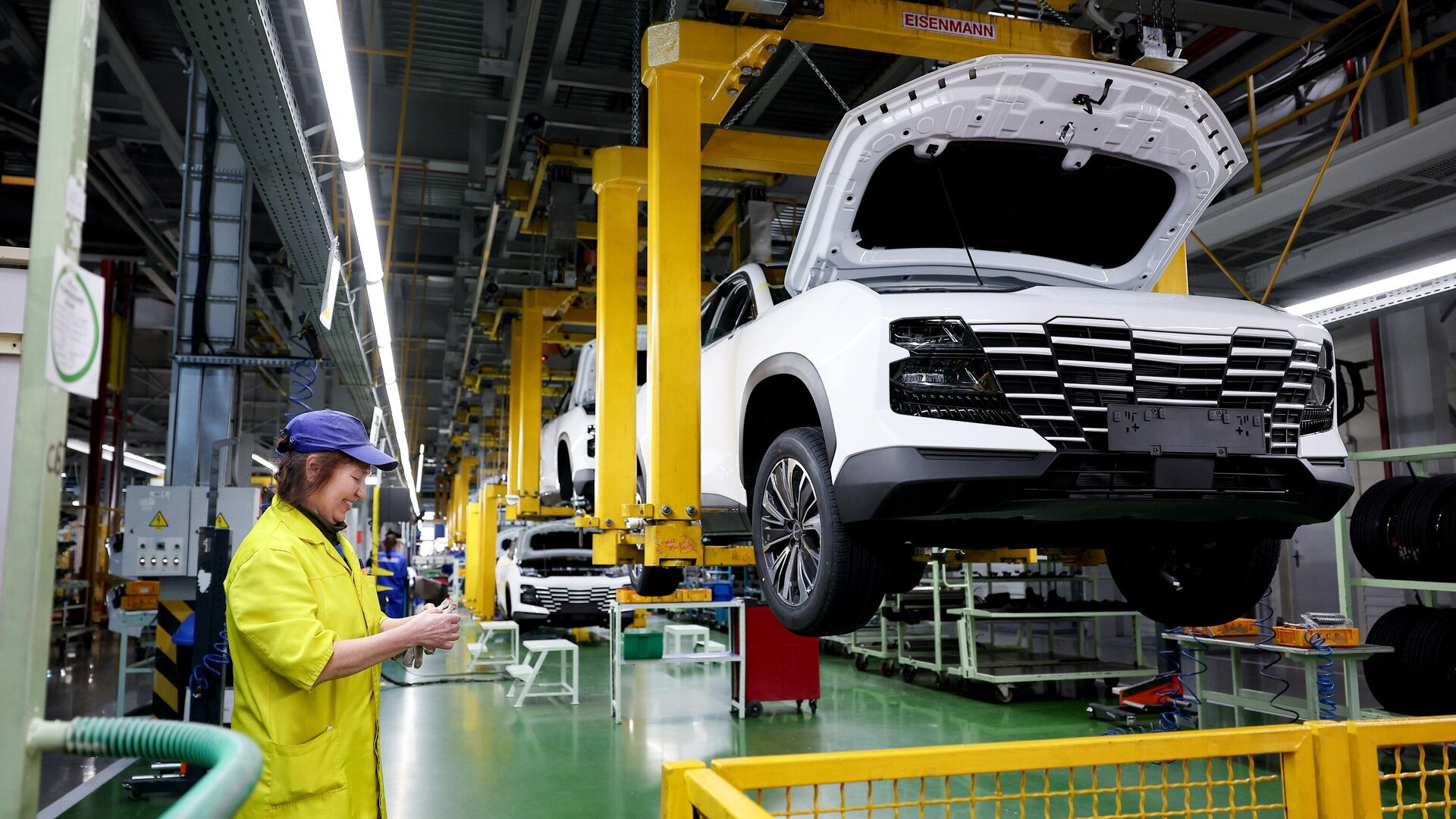 Производство автомобилей - РИА Новости, 1920, 15.02.2025