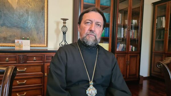 Глава учебного комитета Русской православной церкви протоиерей Максим Козлов