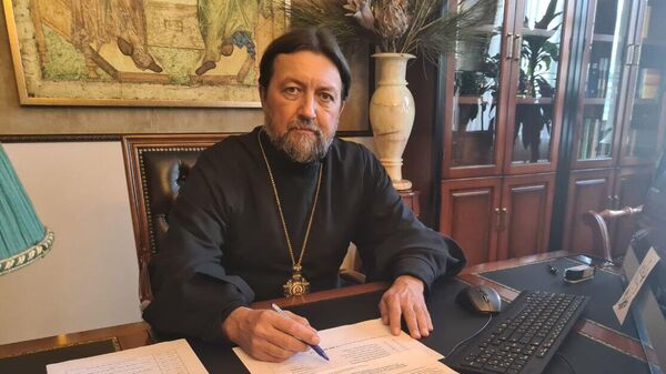 Глава учебного комитета Русской православной церкви протоиерей Максим Козлов