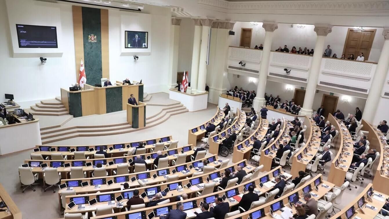 Пленарное заседание парламента Грузии. Архивное фото - РИА Новости, 1920, 07.05.2024