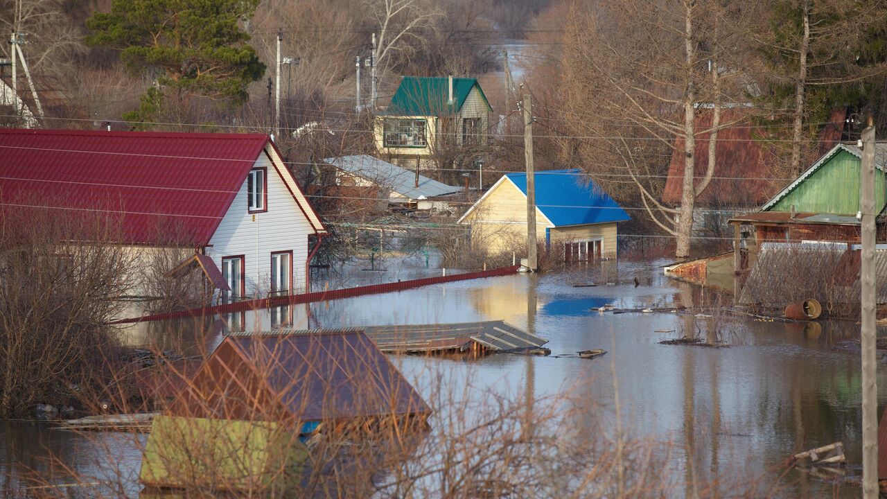 Вода в реке Ишим в селе Абатское за день снизилась на семь сантиметров -  РИА Новости, 05.05.2024