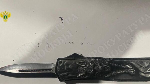 Нож, которым, предположительно, убили молодого человека из-за парковки в столице1