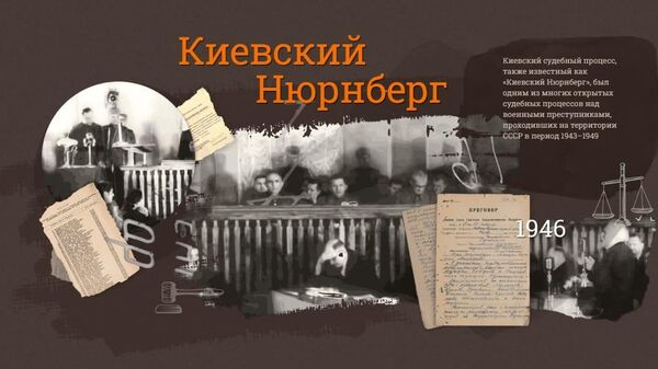 Музей Победы подготовил мультимедийную выставку Киевский Нюрнберг