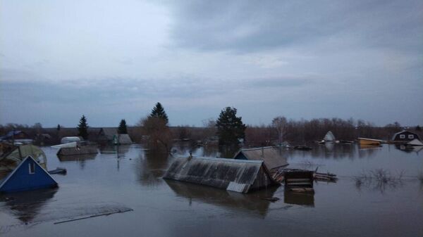 Последствия паводка в Курганской области. 18 апреля 2024