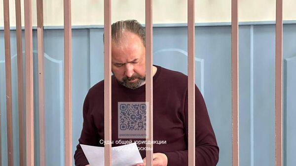 Бывший министр энергетики Московской области Александр Самарин в Басманном районном суде города Москвы
