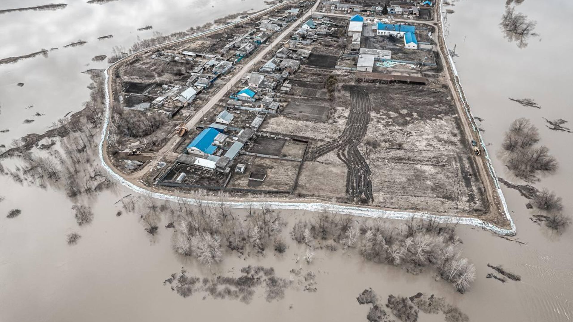 Разлив реки Ишим в Тюменской области - РИА Новости, 1920, 05.05.2024