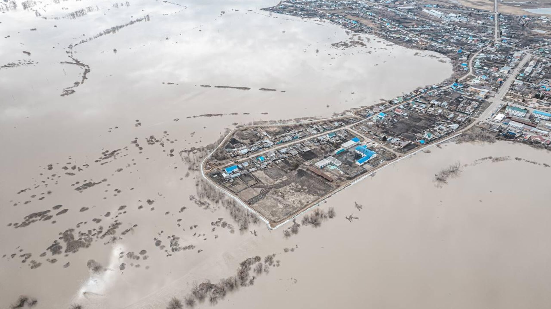 Разлив реки Ишим в Тюменской области - РИА Новости, 1920, 02.05.2024