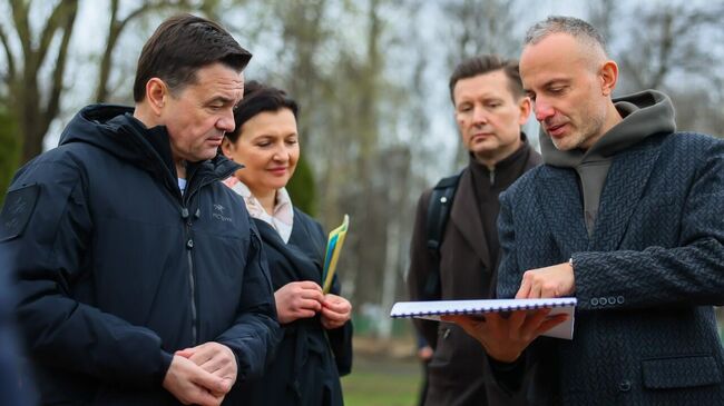 Благоустройство Центрального парка в Лобне завершат летом 