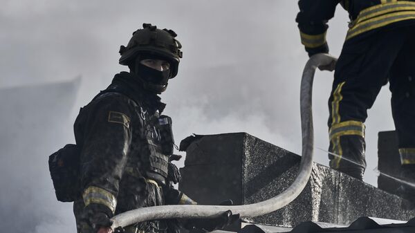 Украинские пожарные. Архивное фото