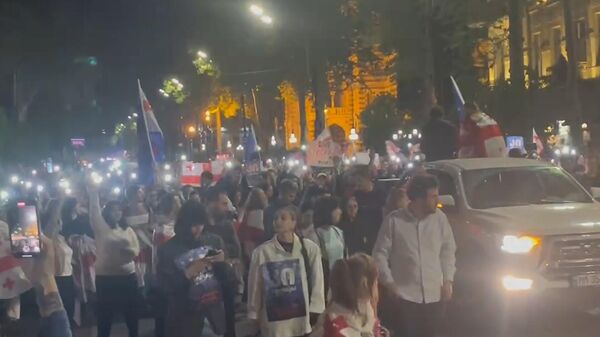 Протесты в Тбилиси против закона об иноагентах 