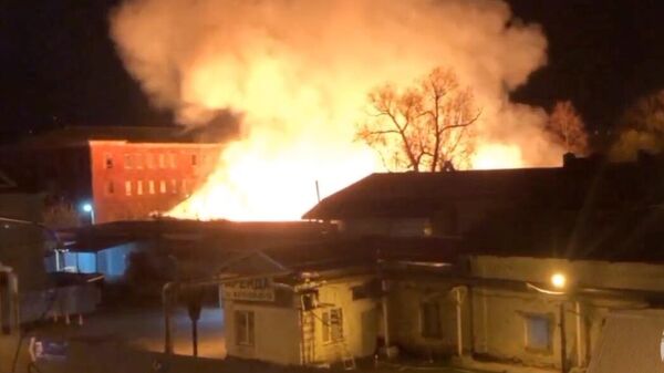 Пожар в производственном здании в Орехово-Зуево. 21 апреля 2024