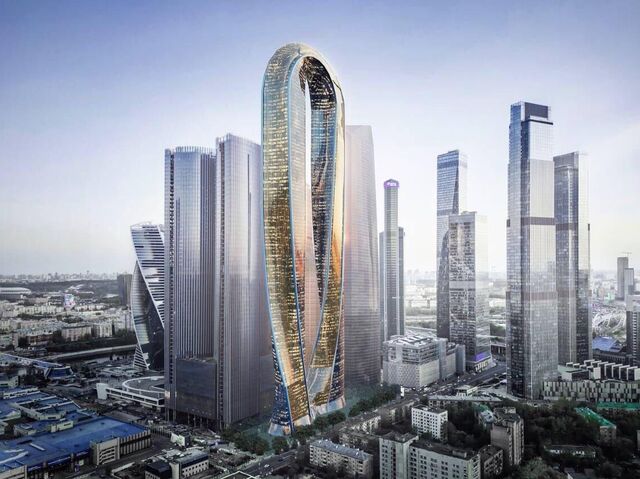 Проект башни One Tower в Москва-Сити
