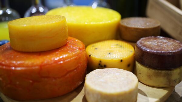 Сыр на выставке продуктов питания