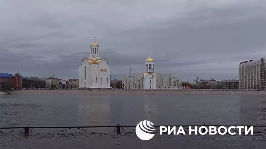 Река Тобол в районе Кургана. 23 апреля 2024 Река Тобол в районе Кургана. 23 апреля 2024 - РИА Новости, 1920, 23.04.2024