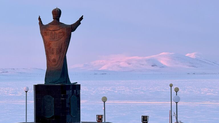 Памятник Святителю Николаю в Анадыре, Чукотка