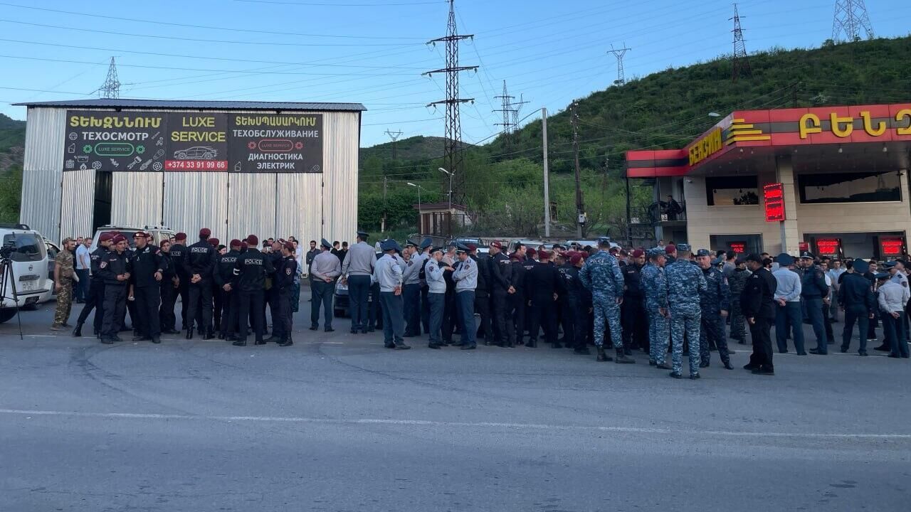 Ситуация в Тавушском районе, у развилки дорог Ноемберян-Алаверди-Баграташен - РИА Новости, 1920, 23.04.2024