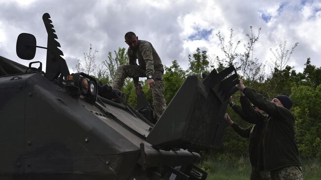 Украинские военнослужащие. Архивное фото