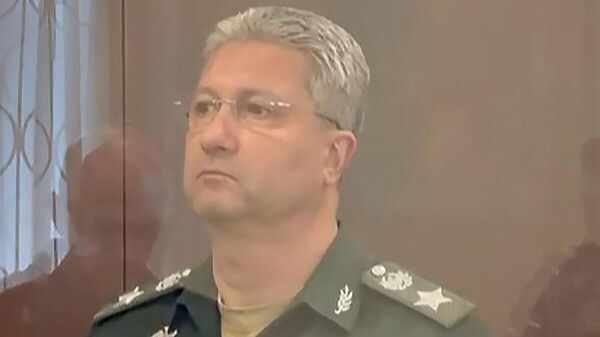 Отстраненный от должности заместитель министра обороны России Тимур Иванов в Басманном суде Москвы