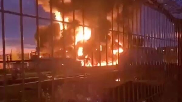 Пожар на объекте ТЭК в Смоленской области